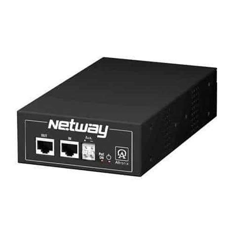 netway1000|Altronix NetWay1BT Midspan Injector, Single Port 802.3bt, .